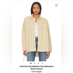 Free People Madison City Twill Jacket